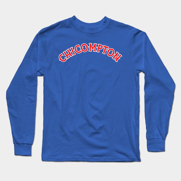 Chicompton ))(( Chicago Compton Mashup Jersey Long Sleeve T-Shirt by darklordpug